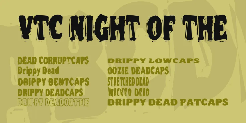 VTC Night Of The font