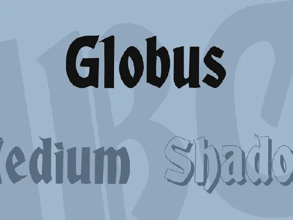 Globus font