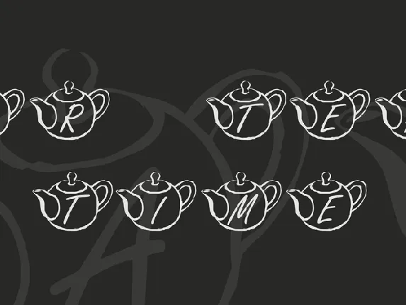 KR Tea Time font