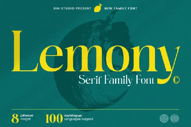 Lemony font