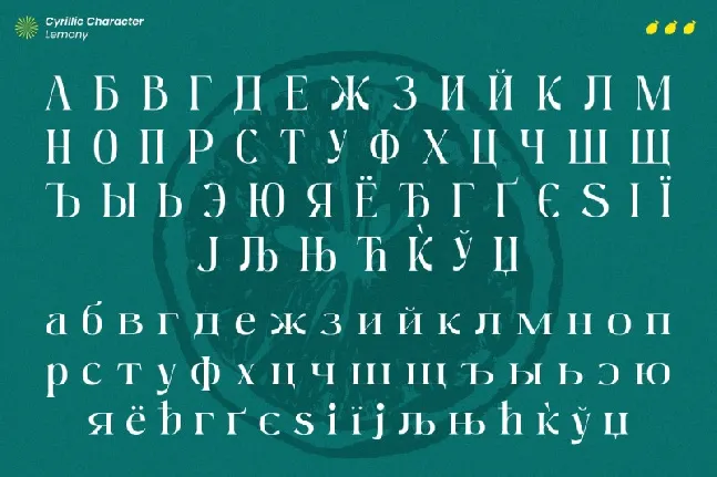 Lemony font