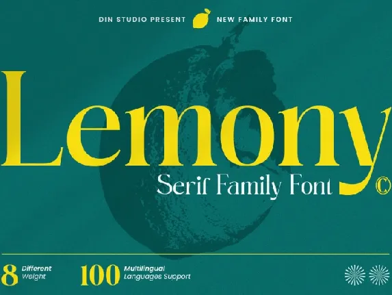 Lemony font