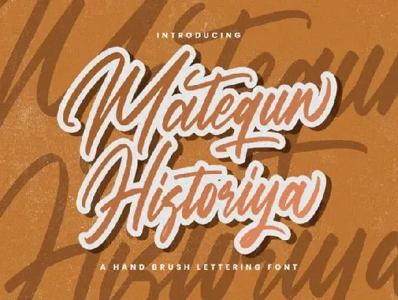 Matequn Historiya Script font