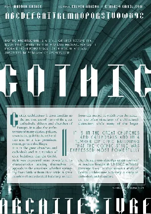 Maddox Gothic font