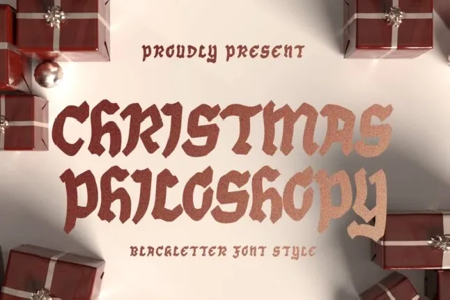 Christmas Philosophy font