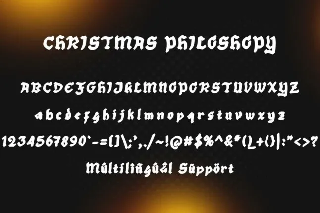 Christmas Philosophy font