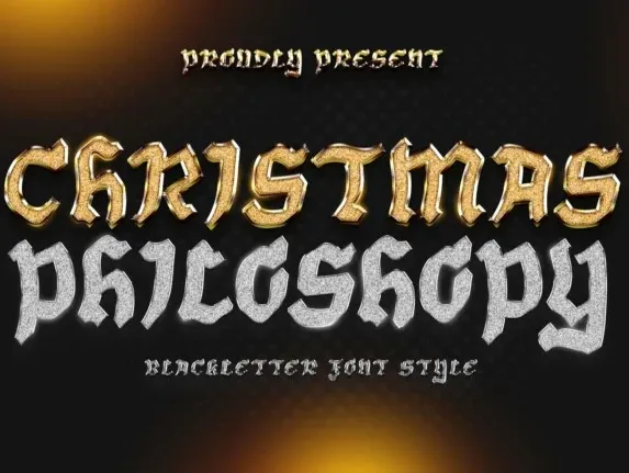 Christmas Philosophy font