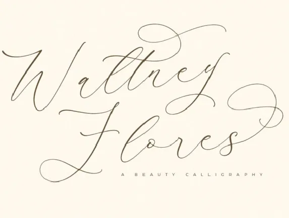 Waltney Flores font