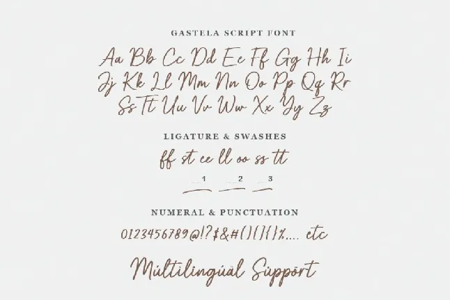 Gastela font