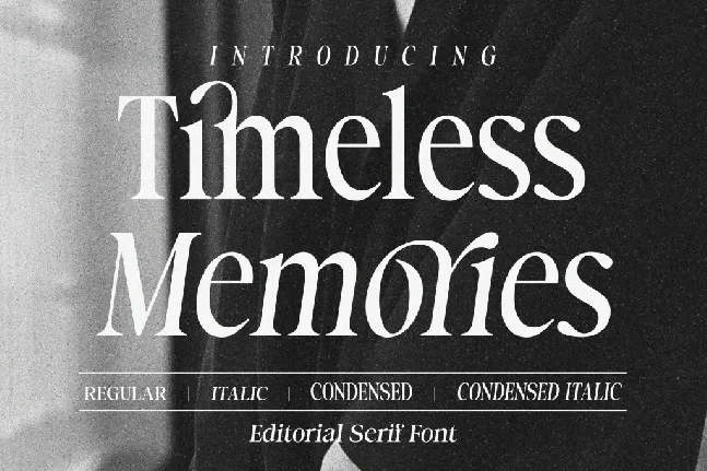 Timeless Memories font