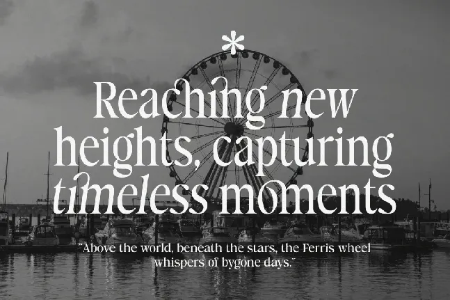 Timeless Memories font