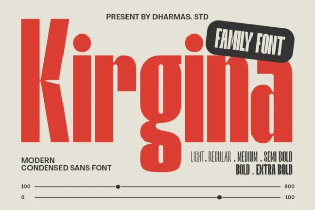 Kirgina font