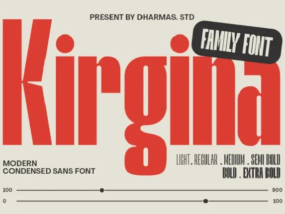 Kirgina font