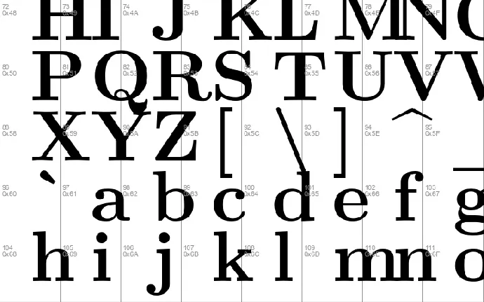 Latin Modern Roman font