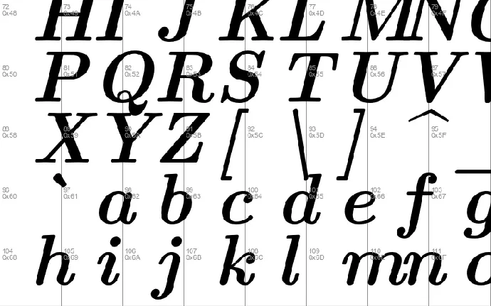 Latin Modern Roman font