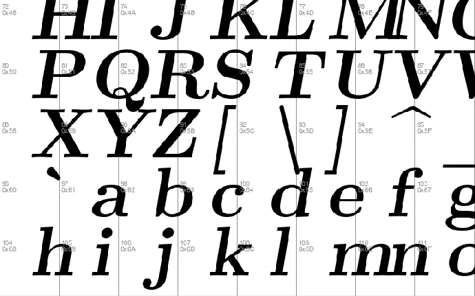 Latin Modern Roman font