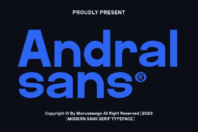 Andral font