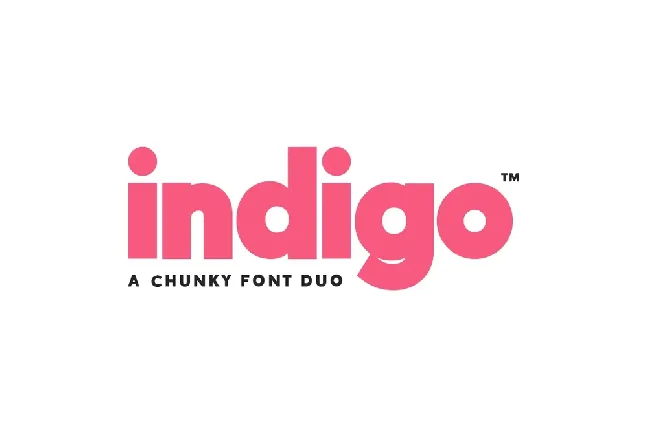 Indigo Duo font