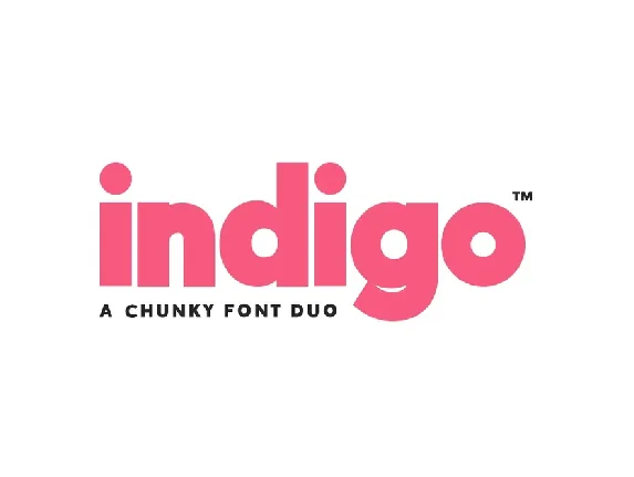 Indigo Duo font