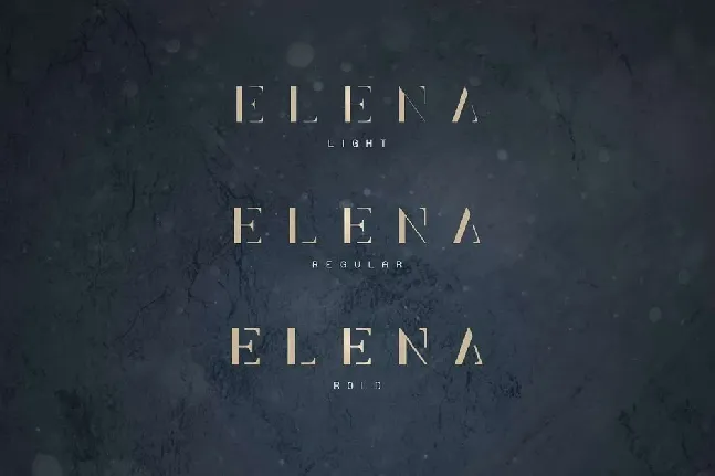 Elena font