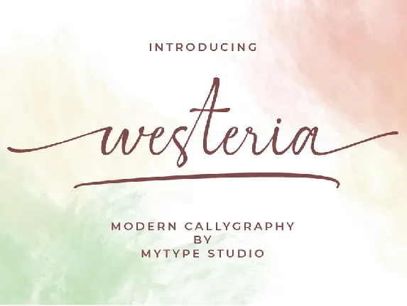 Westeria font