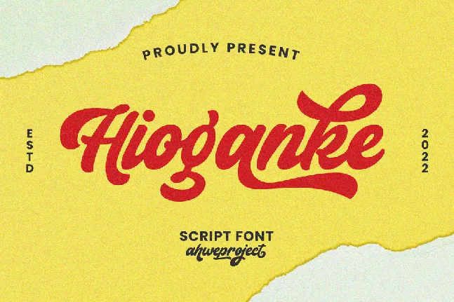 Hioganke font