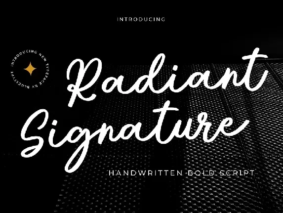 Radiant Signature font