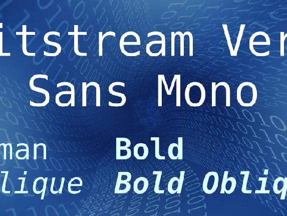 Bitstream Vera Sans Mono font