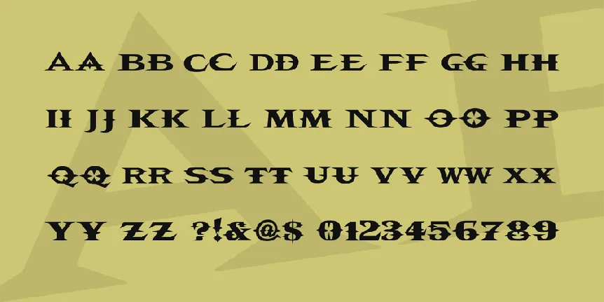 VTC Belials Blade font