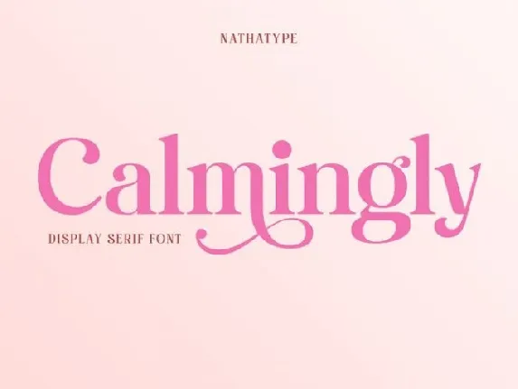 Calmingly font