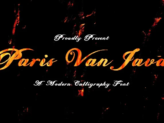 Paris Van Java font