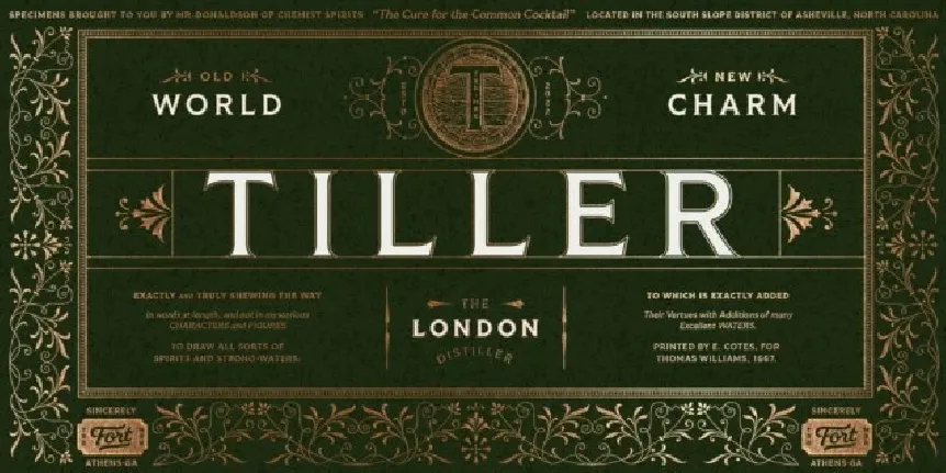 Tiller Family font