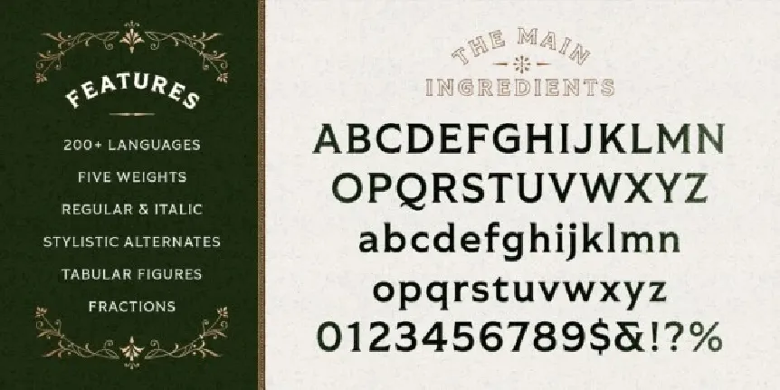 Tiller Family font