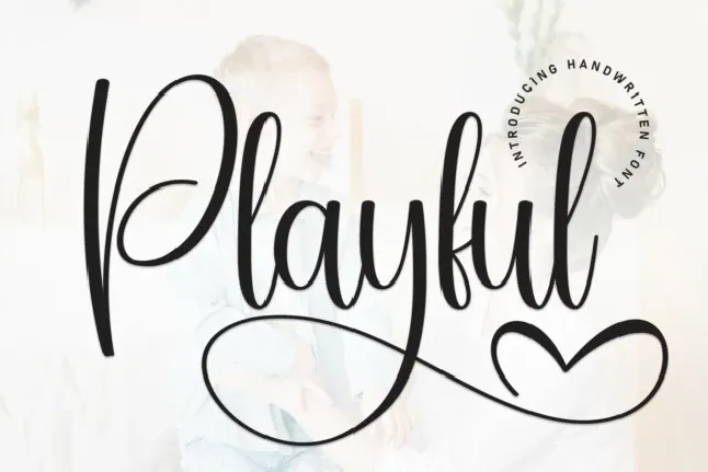 Playful Script font