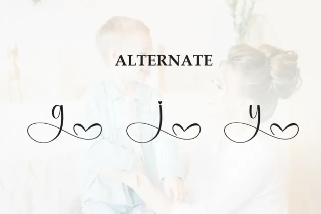 Playful Script font