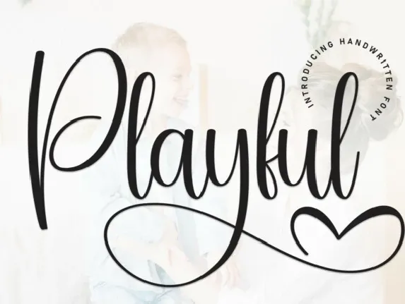 Playful Script font