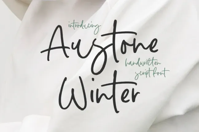 Austone Winter font