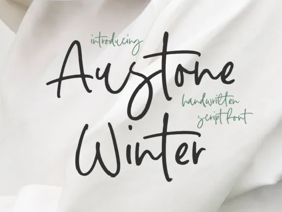 Austone Winter font