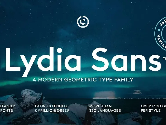 Lydia Sans font