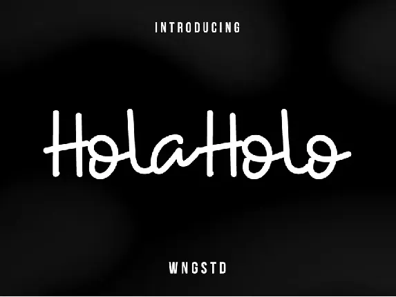 Hola Holo font