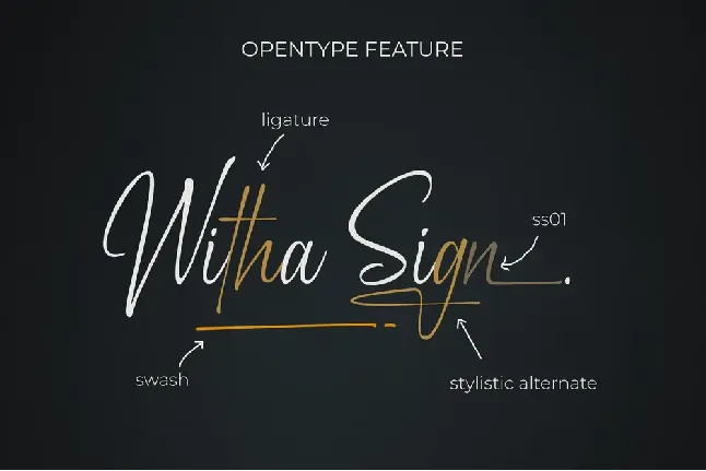 Witha Sign II font