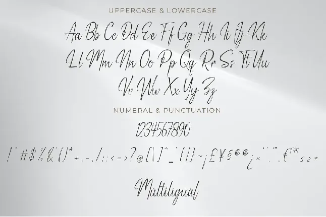 Witha Sign II font