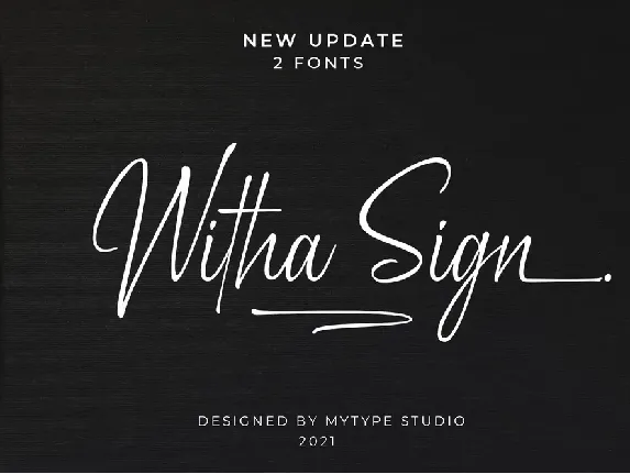 Witha Sign II font