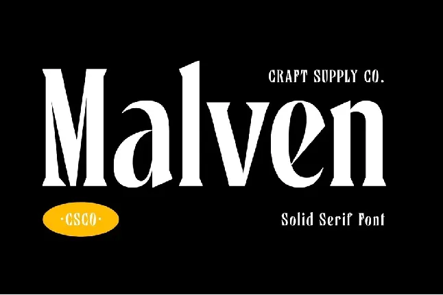 Malven font