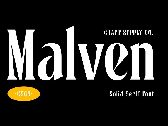 Malven font