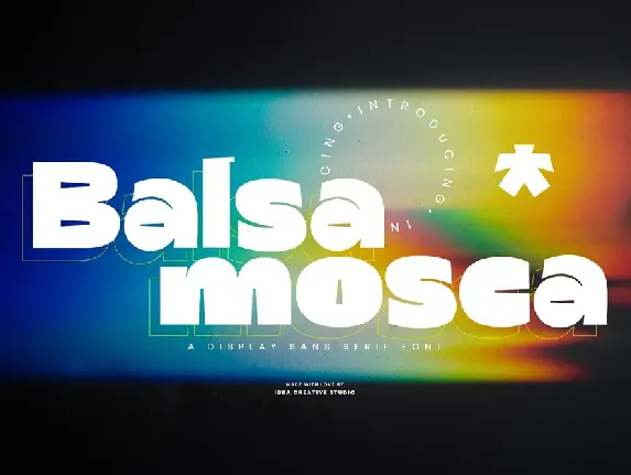 Balsamosca font