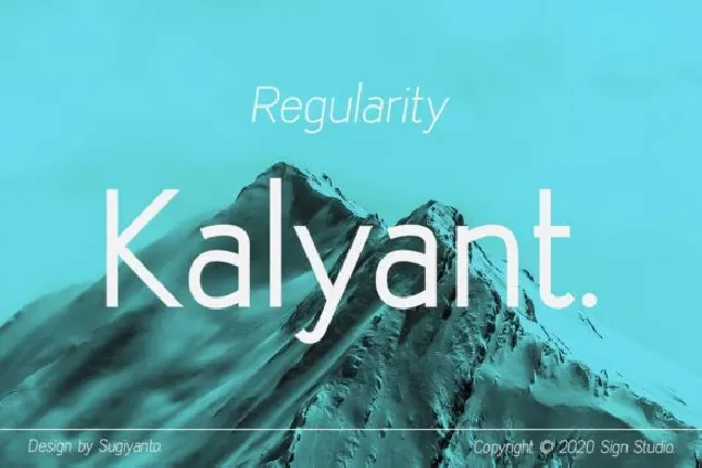 Kalyant Sans Serif font