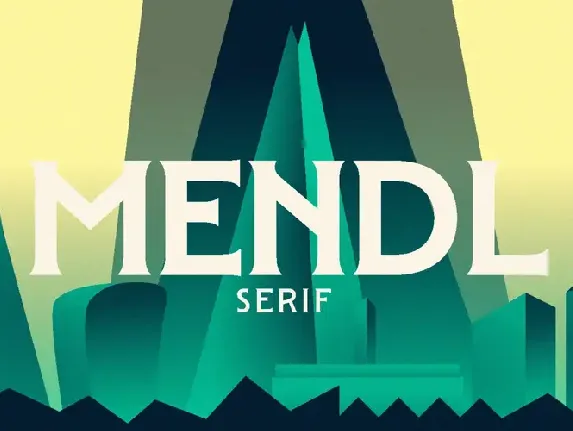 Mendl Serif Family font