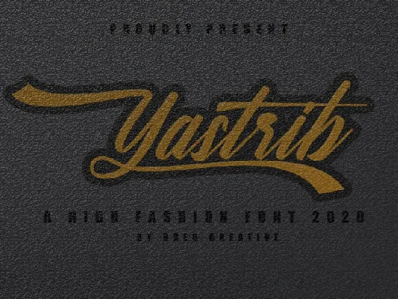 Yastrib Script font