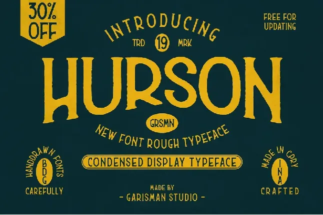 Hurson Typeface font